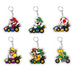 Nøkkelring av akryl: Mario Kart Racers - Sett med 6 stk - Gamingsjappa.no