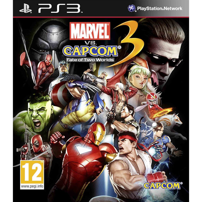 PS3: Marvel vs Capcom 3 - Fate of Two Worlds (Brukt) SteelBook Edition [A A A- A-]