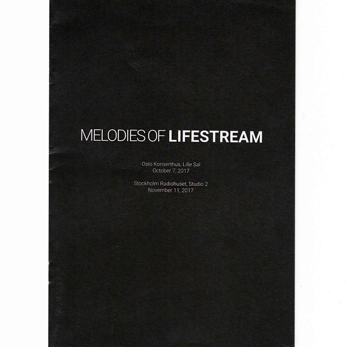 Melodies of Lifestream-hefte fra Final Fantasy VII pianokonserten i 2017, Oslo (Brukt)