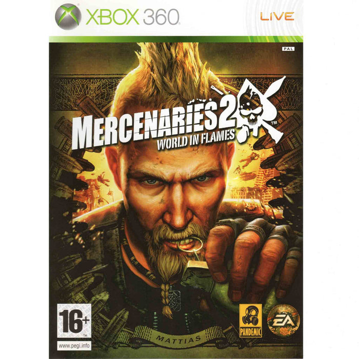 Xbox 360: Mercenaries 2 - World in Flames (Brukt)