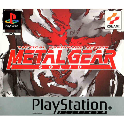 PS1: Metal Gear Solid (Brukt) Platinum [A A- A- A-]