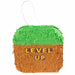 Partyeffekter: Minecraft - Piñata Gressblokk med teksten "Level Up"