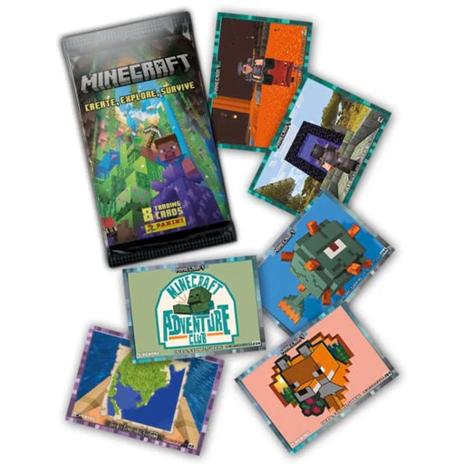 Minecraft-samlekort serie 3: Create, Explore, Survive-boosterpakke (Panini)