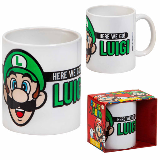 Kopp/krus: Nintendo - Luigi "Here We Go!" - Gamingsjappa.no