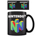 Kopp/krus: Nintendo - Sort kopp med Nintendo 64-logoen N64 - Gamingsjappa.no