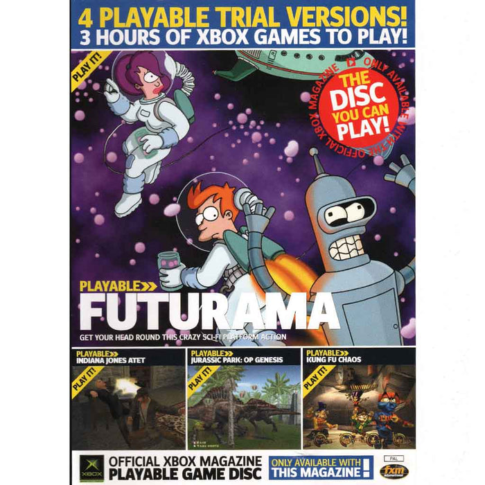 Demodisk: Official Xbox Magazine Game Disc 18 - Futurama [Xbox] (Brukt) - Gamingsjappa.no