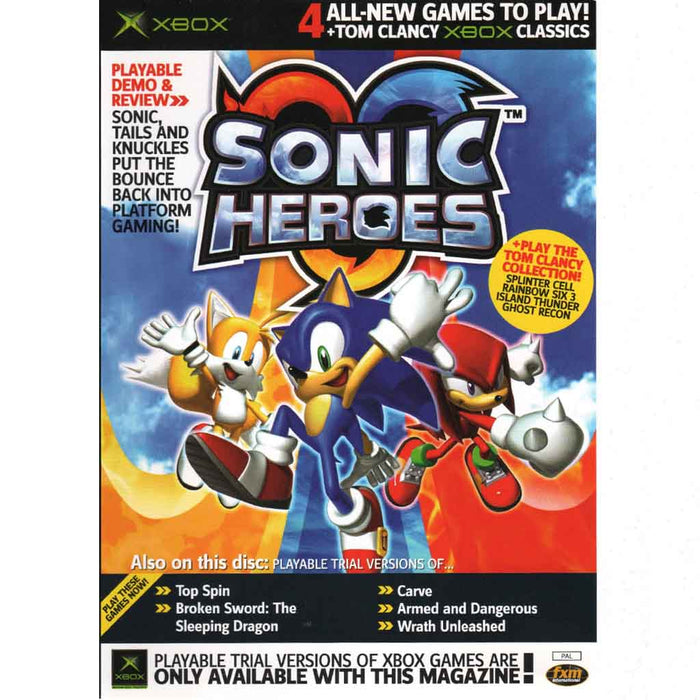 Demodisk: Official Xbox Magazine Game Disc 27 - Sonic Heroes [Xbox] (Brukt) - Gamingsjappa.no
