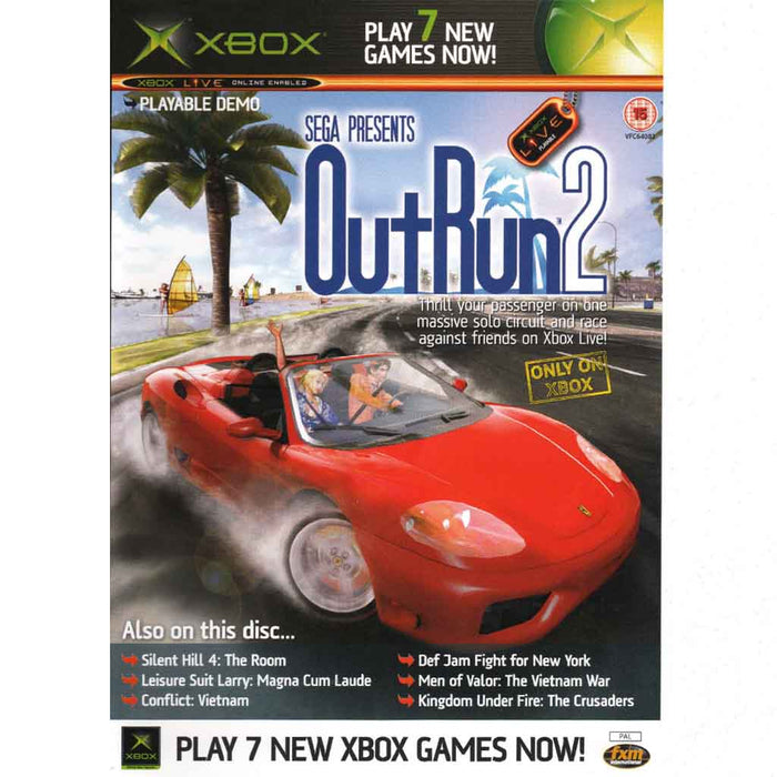Demodisk: Official Xbox Magazine Game Disc 35 - OutRun 2 [Xbox] (Brukt) - Gamingsjappa.no