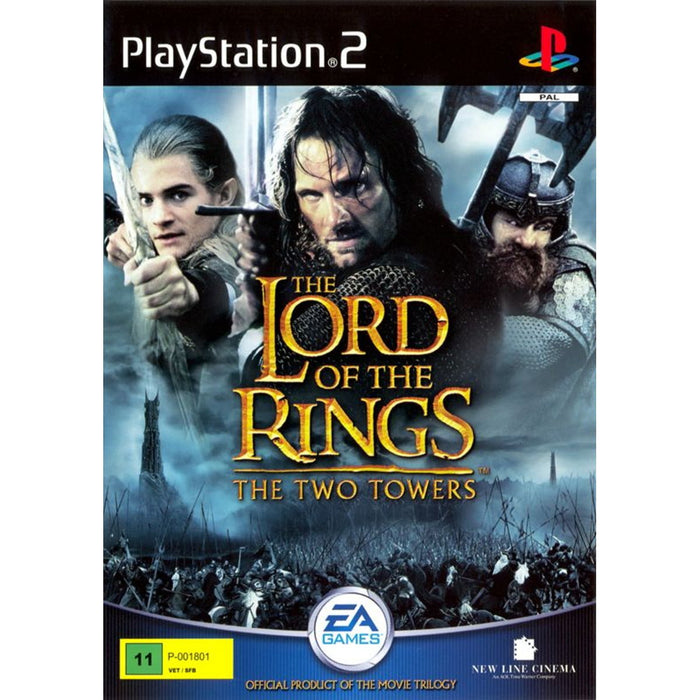 PS2: The Lord of the Rings - The Two Towers | Ringenes Herre - To Tårn (Brukt)