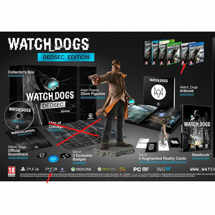 PS3: Watch_dogs - Dedsec Edition (Brukt) - Gamingsjappa.no