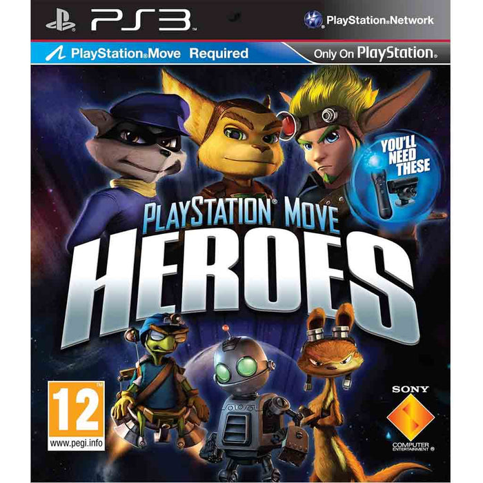 PS3: PlayStation Move Heroes (Brukt)