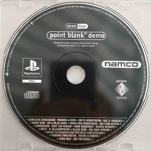 Demodisk: Point Blank [PS1] (Brukt)