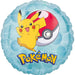 Partydekorasjon Pokémon - Pikachu og Poké Ball-ballong i metallfolie
