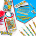 Skolesett: Pokémon - Pikachu-skriveblokk, pennal, penn, fargeblyanter med mer