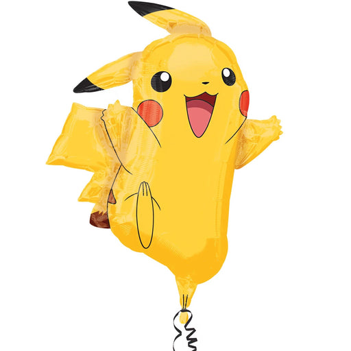 Partydekorasjon: Pokémon - Stor Pikachu-formet festballong i metallfolie