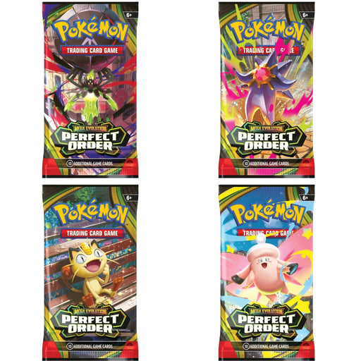 Pokémon TCG: Mega Evolution 3 Perfect Order-boosterpakke - Gamingsjappa.no
