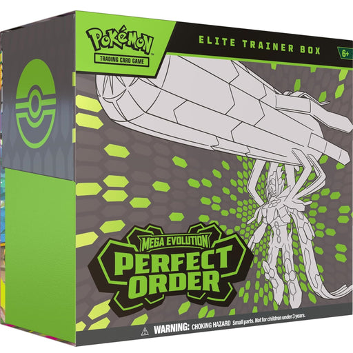 Pokémon TCG: Mega Evolution 3 Perfect Order Elite Trainer Box - Gamingsjappa.no