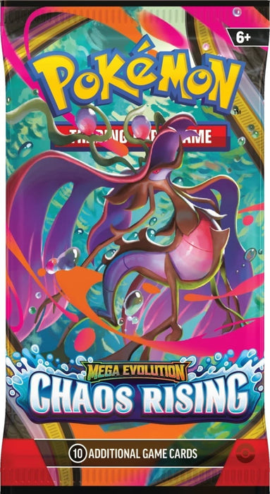Pokémon TCG: Mega Evolution 4 Chaos Rising-boosterpakke - Gamingsjappa.no