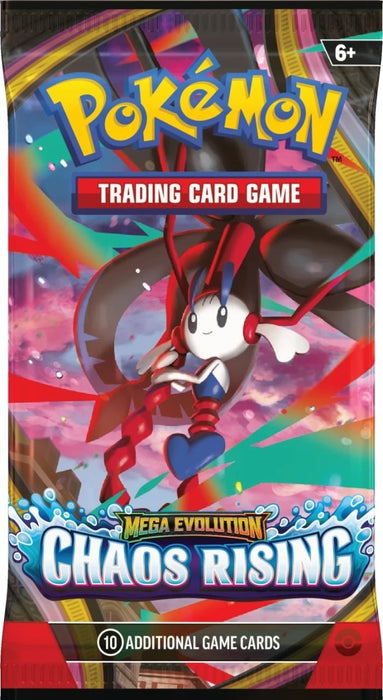 Pokémon TCG: Mega Evolution 4 Chaos Rising-boosterpakke - Gamingsjappa.no