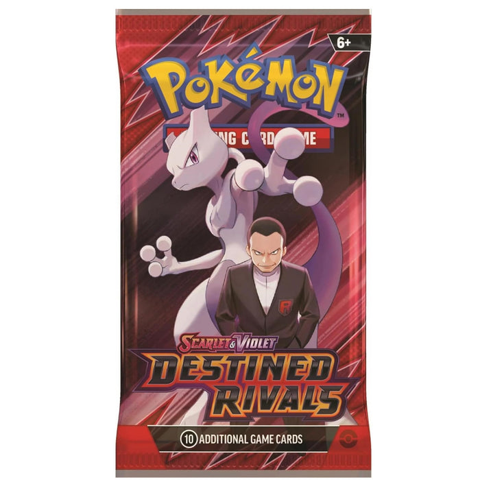 Pokémon TCG: Scarlet & Violet 10 Destined Rivals-boosterpakke - Gamingsjappa.no