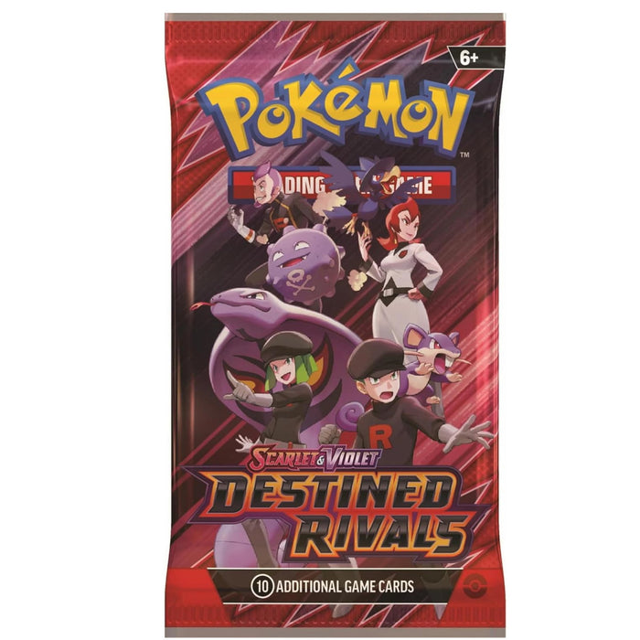 Pokémon TCG: Scarlet & Violet 10 Destined Rivals-boosterpakke - Gamingsjappa.no