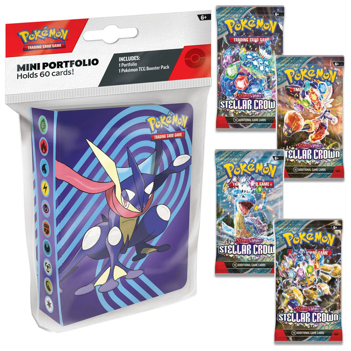 Pokémon TCG-kort: Scarlet & Violet 7 Stellar Crown - Booster og minialbum - Gamingsjappa.no