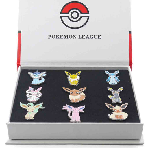 Pins-sett: Pokémon – Eevee-familien samlet - Gamingsjappa.no