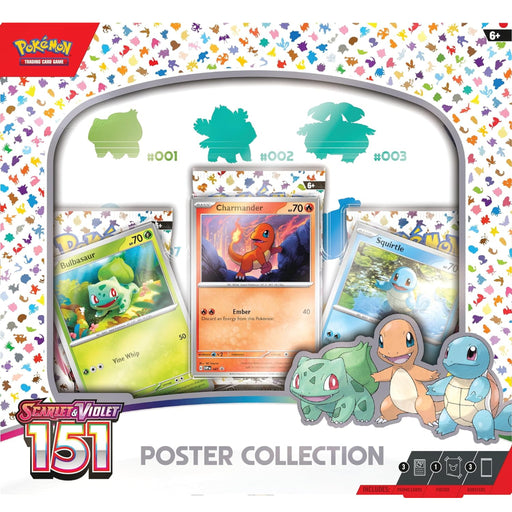 Pokémon TCG-kort: Scarlet & Violet 3.5 - 151 Poster Collection-gaveeske