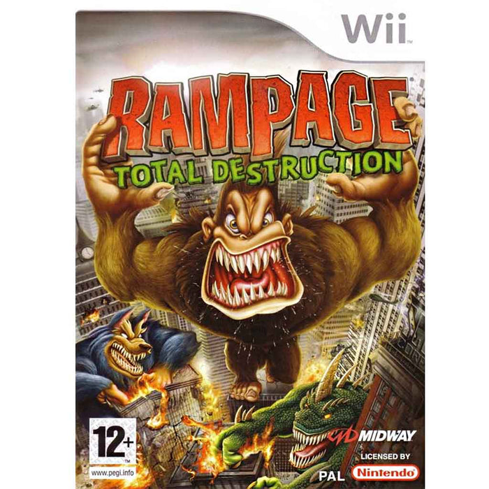 Wii: Rampage - Total Destruction (Brukt)