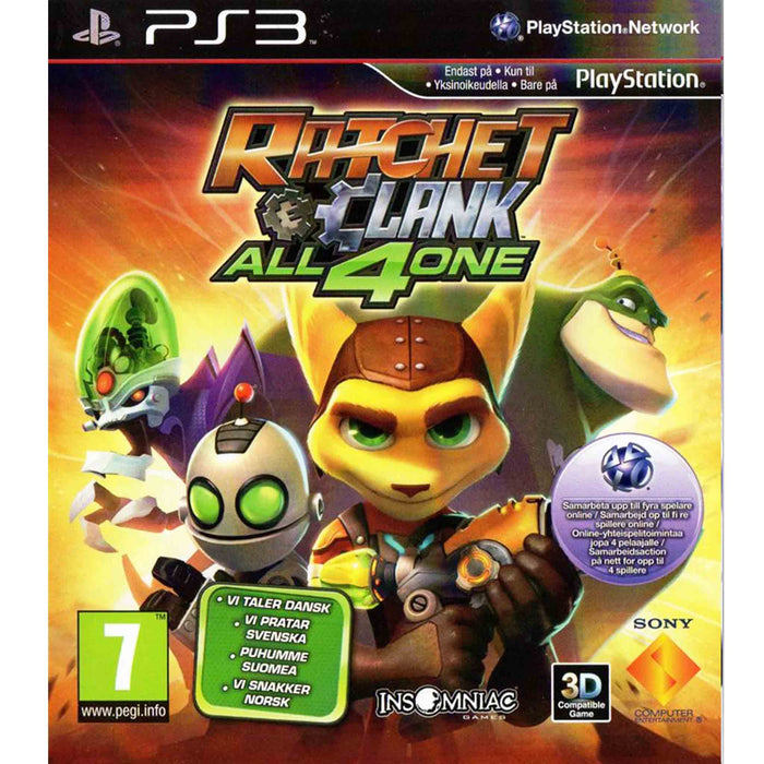 PS3: Ratchet & Clank - All 4 One (Brukt)