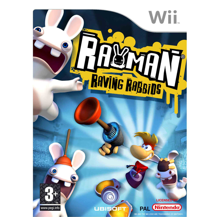 Wii: Rayman Raving Rabbids (Brukt)