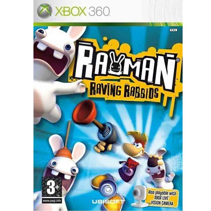 Xbox 360: Rayman Raving Rabbids (Brukt)