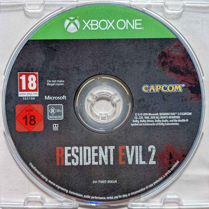 Erstatningsdisk: Resident Evil 2 [XB1] (Brukt)