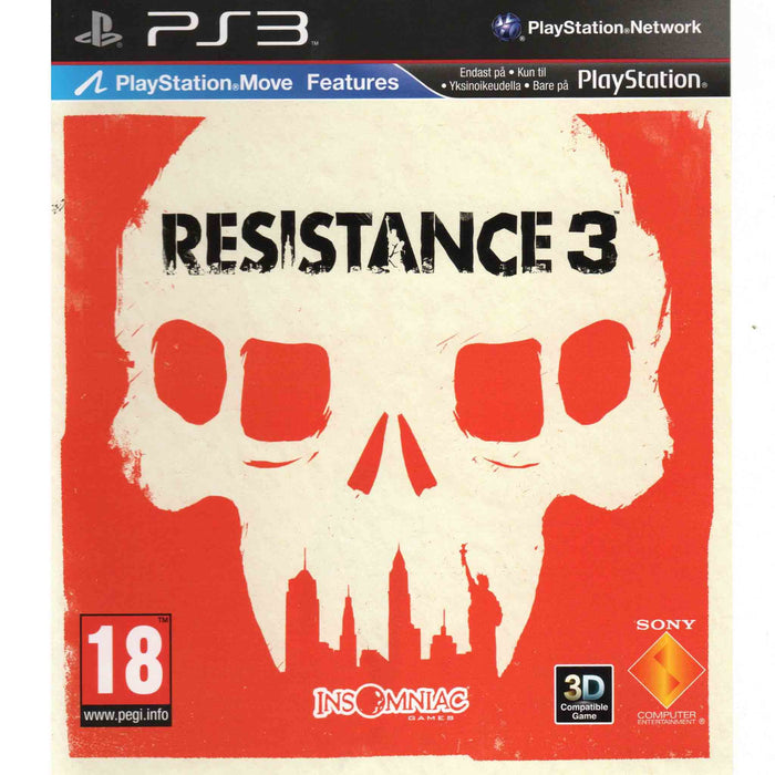 PS3: Resistance 3 (Brukt)