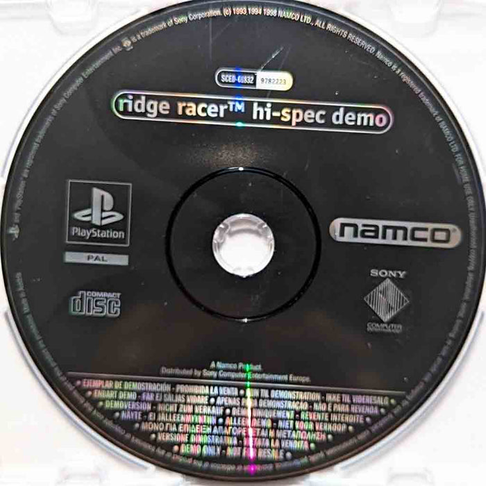 Demodisk: Ridge Racer Hi-Spec Demo [PS1] (Brukt)
