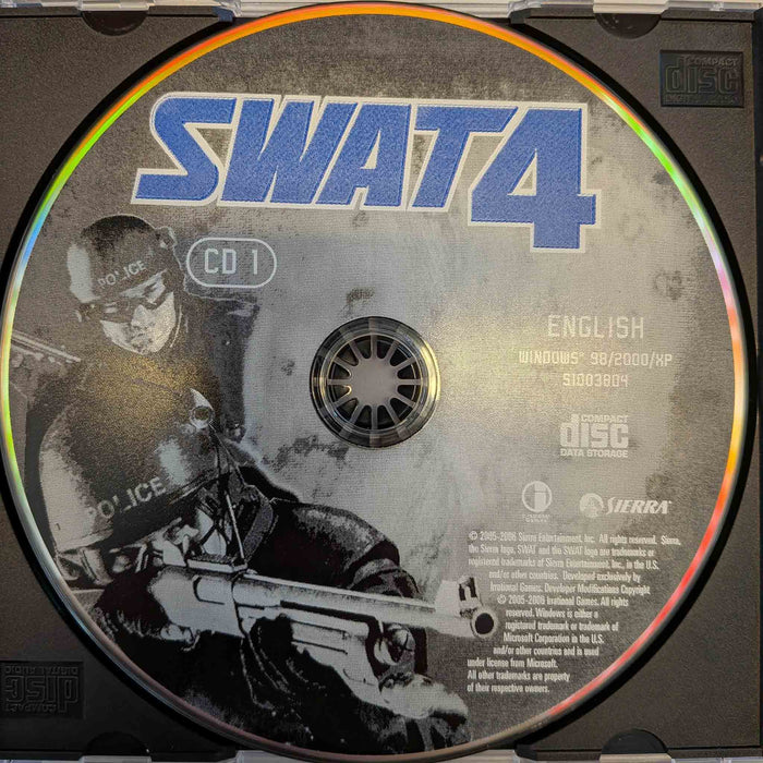 Erstatningsdisk: SWAT 4 [PC] [2 disker] (Brukt)