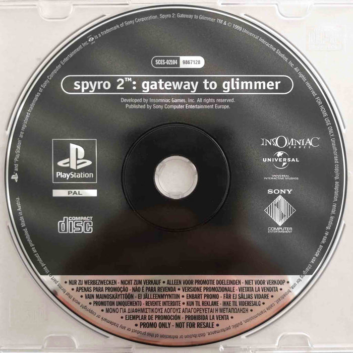 PS1: Spyro 2 - Gateway to Glimmer (Brukt)