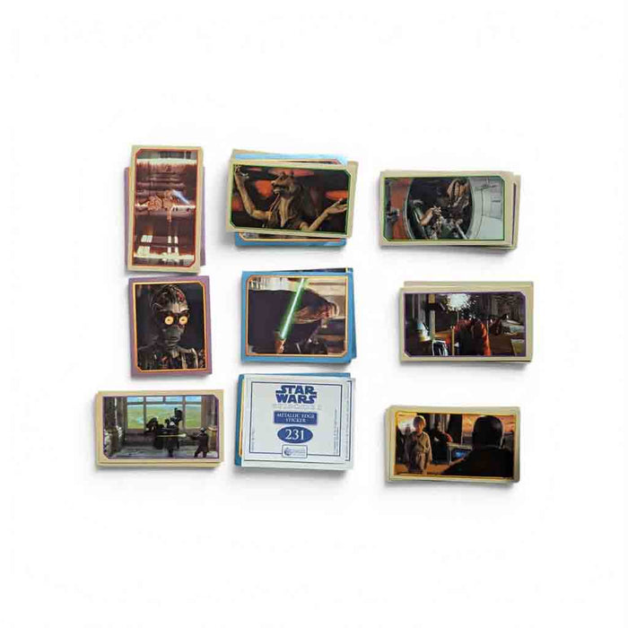 Samleklistremerker: Star Wars Episode I Sticker Collection fra 1999 [Merlin] – Sett med 30 stk.