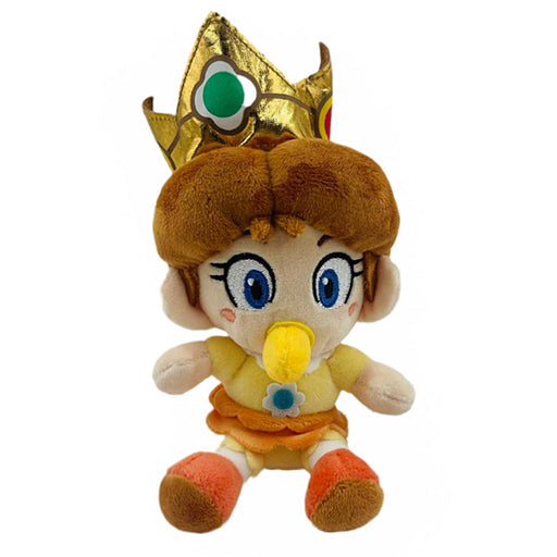 Plushbamse: Super Mario - Baby Daisy (18cm) - Gamingsjappa.no