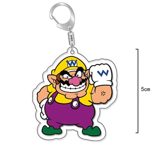 Nøkkelring av akryl: Super Mario - Wario - Gamingsjappa.no