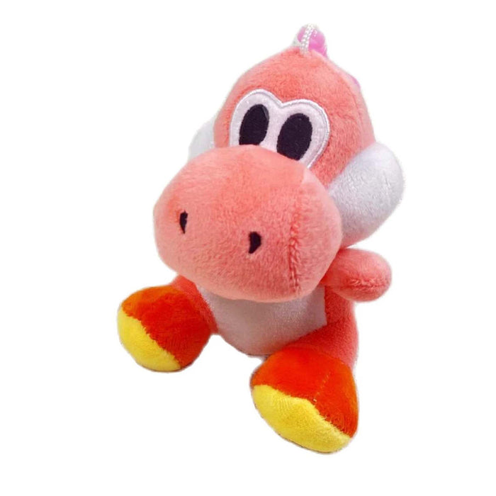 Plushbamse: Super Mario - Yoshi hengebamse (12cm) Rosa