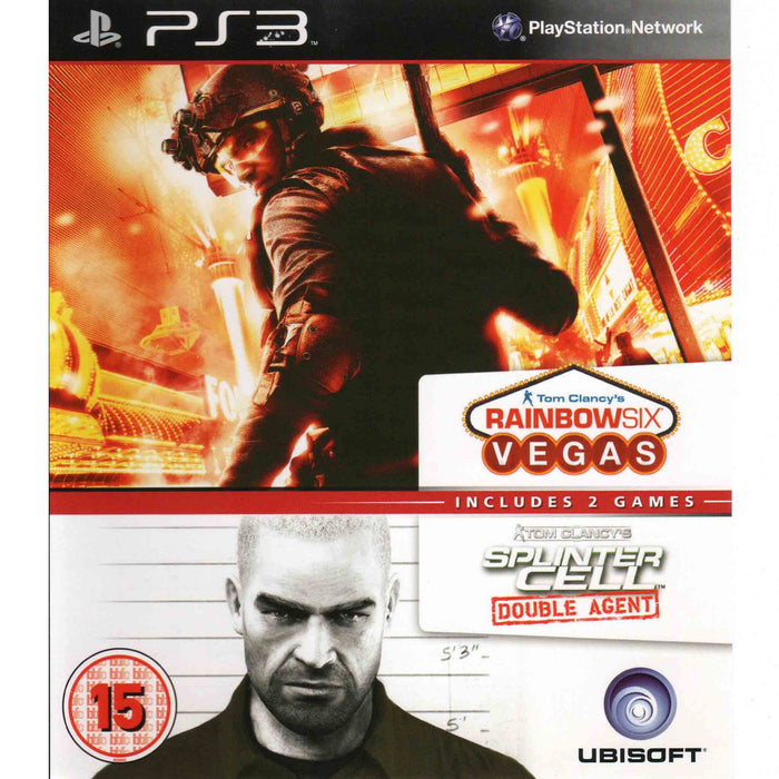 PS3: Tom Clancy's Rainbow Six Vegas + Splinter Cell Double Agent (Brukt)