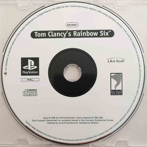 Erstatningsdisk: Tom Clancy's Rainbow Six [PS1] (Brukt)