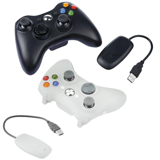Trådløs Xbox 360 kontroller med dongle (tredjepart)