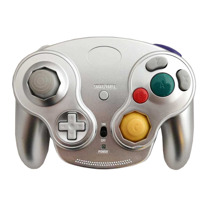 Trådløs kontroller til Nintendo GameCube - NGC (tredjepart) Sølv