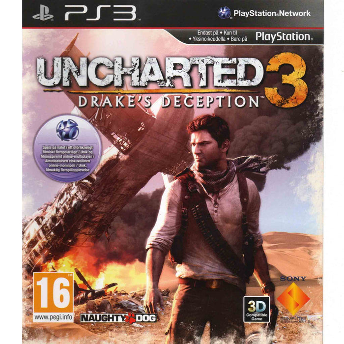 PS3: Uncharted 3 - Drake's Deception (Brukt) - Gamingsjappa.no