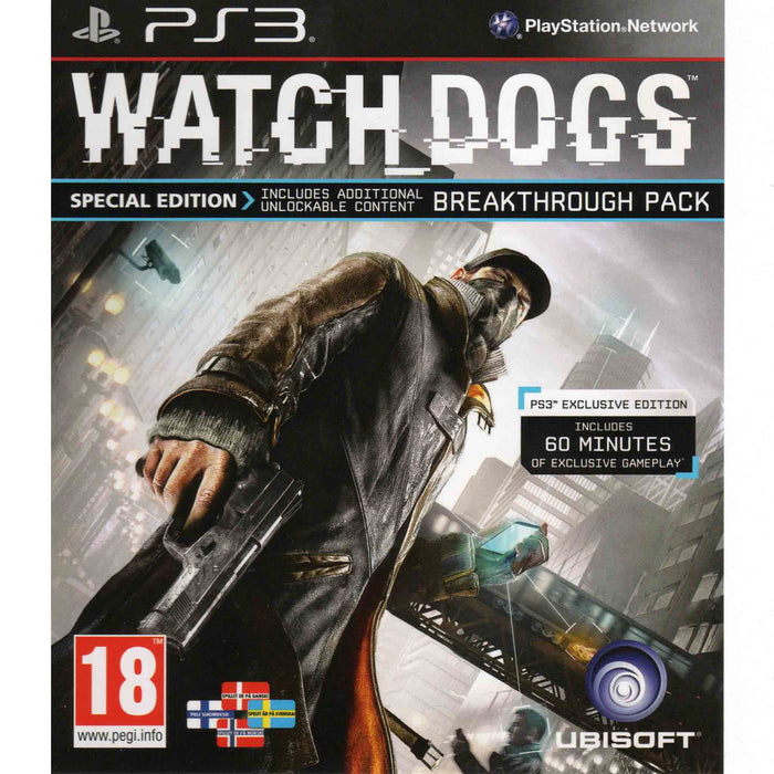 PS3: Watch Dogs (Brukt)