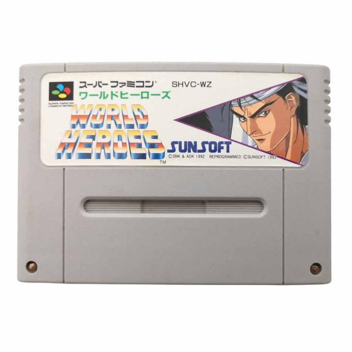 Super Famicom: World Heroes [JP] (Brukt) - Gamingsjappa.no