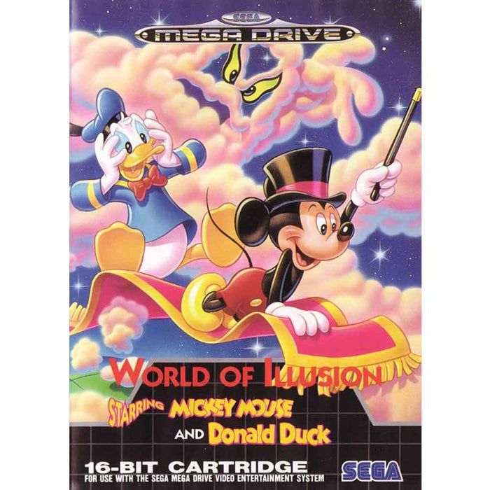 Sega Mega Drive: World of Illusion starring Mickey Mouse and Donald Duck (Brukt)