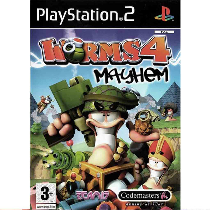 PS2: Worms 4 - Mayhem (Brukt)